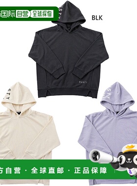 日本直邮Rusty 儿童羊毛套头连帽衫长袖白色黑色紫色RUSTY 981010