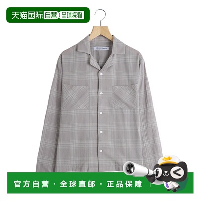 1h可退 日本直邮NO MAINTENANCE男士50年代复古风棉质长袖衬衫 NM