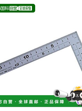 【日本直邮】亲和测定 曲尺 偏厚 偏宽 银色 15cm 10424
