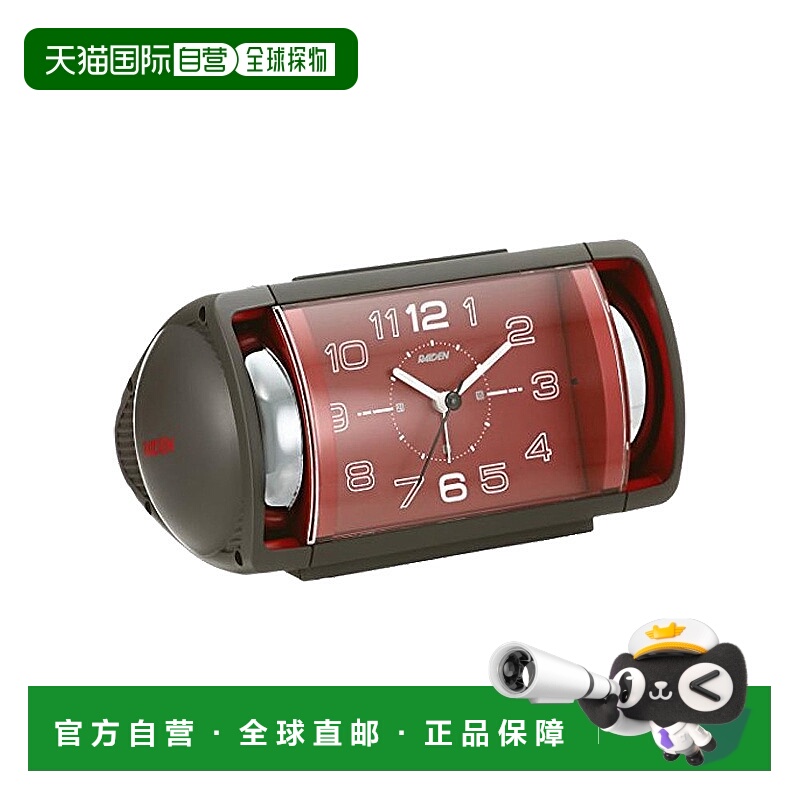 【日本直邮】Seiko精工电子闹钟PYXIS大音量RAIDEN灰色NR447N卧室