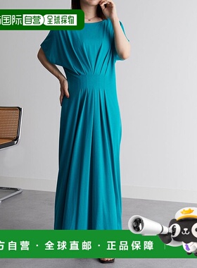 日本直邮RANAN 清凉宽松塔克连衣裙 [R05096EW11954]长裙