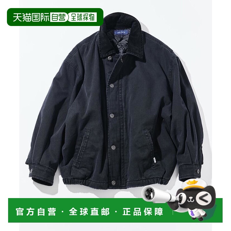 1h可退 日本直邮NAUTICA 女士全棉中绵夹克 宽松古着风鸭绒外套 1