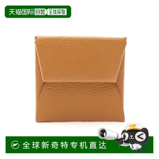 日本直邮中古Hermes爱马仕女A级95新coin 1h可退 purse零钱包牛皮