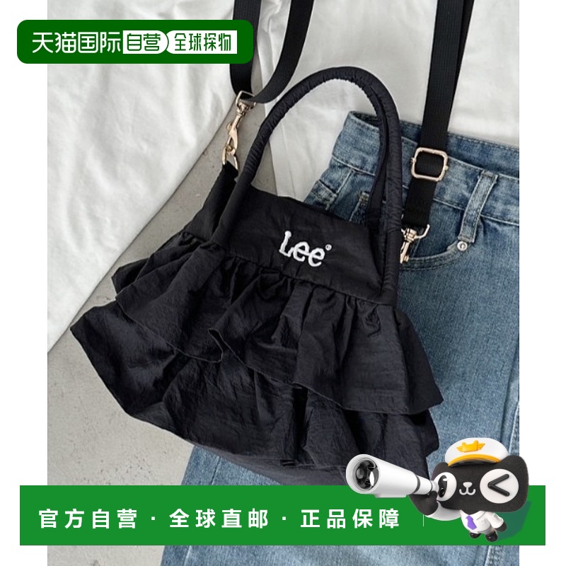 1h可退 日本直邮Lee 女士多用设计荷叶边迷你托特包 0426091