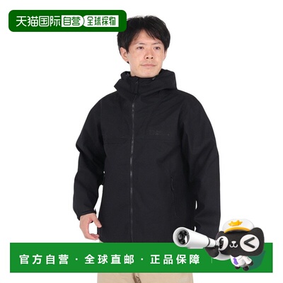 日本直邮JackWolfskin 男士经典三层夹克 A63236-6000 黑色 耐久