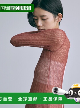1h可退 日本直邮EN NEUME 女士背部镂空透视感针织衫 96024