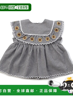 1h可退 日本直邮Seraph 儿童花朵刺绣翻领连体衣 S332015