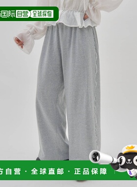 1h可退 日本直邮umm. 女装 侧边荷叶边运动裤 DCU1061102A0005