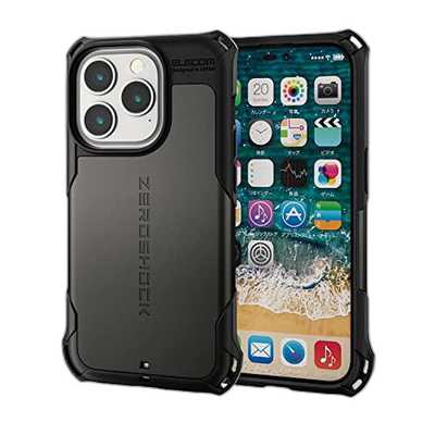 【日本直邮】宜丽客iPhone14 Pro手机壳 耐冲击双层构造金属ZEROS