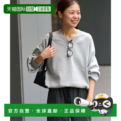 1h可退 日本直邮JOURNAL STANDARD relume 棉全针织V领套头毛衣