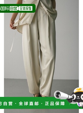 1h可退 日本直邮STYLEMIXER 女装 高感度缎面垂坠感西裤 500IAS31