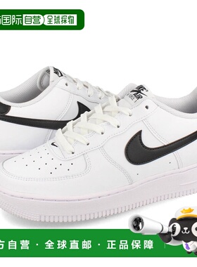 日本直邮NIKE AIR FORCE 1 GS 女士低帮运动鞋（白色/黑色）(FV59