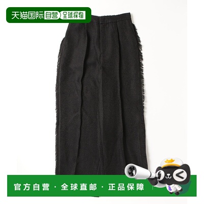 1h可退 日本直邮CHIGNON 女士 高级感摩登格纹阔腿裤 侧边流苏装