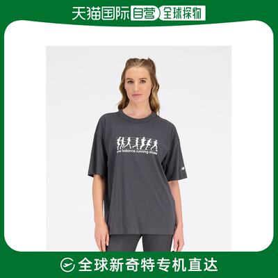 日本直邮New Balance 女士NB Athletics宽松短袖T恤 现代感设计