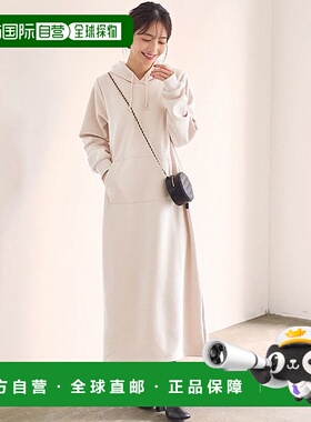 日本直邮KOBE LETTUCE 低身長人群适用起毛长款连帽裙式外套 [KO5
