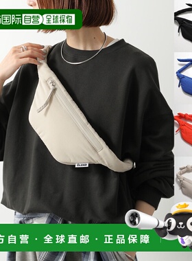 日本直邮OLEND 女士加厚腰包防水尼龙斜挎包轻便4 种颜色可选