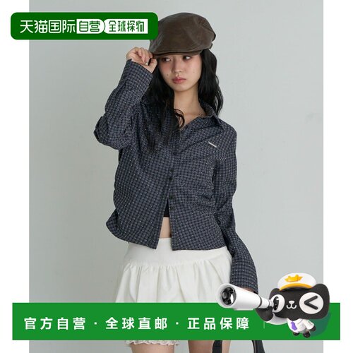1h可退 日本直邮RAY CASSIN 女装 长袖修身刺绣衬衫 RCN1062104A0