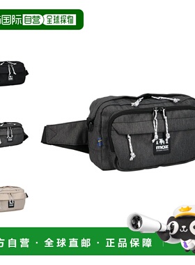 日本直邮moz ZIOK-01 男女通用单肩斜挎包轻便防水尼龙材质黑色