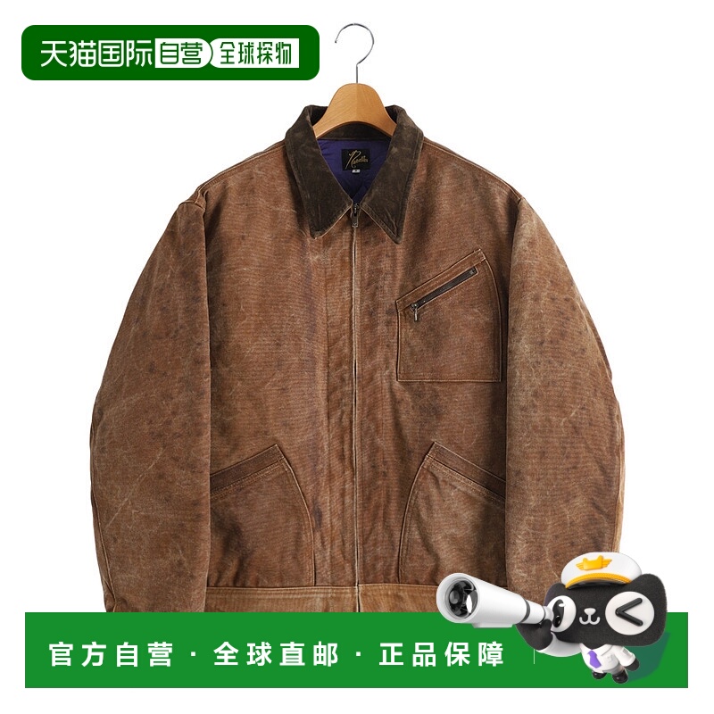 1h可退 日本直邮Needles 男装 可拆内胆工装夹克 半拉链设计 RW20