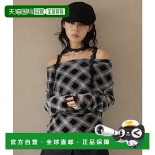 1h可退 日本直邮Ulysses 女装 蕾丝choker拼接连袖剪裁上衣 DDS25