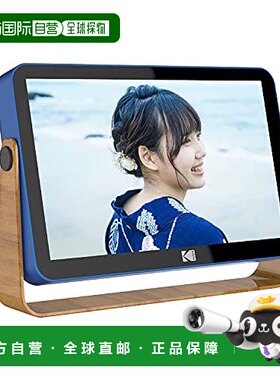 【日本直邮】KODAK wifi电子相册 10.1英寸触屏 天气预报 蓝色 锂
