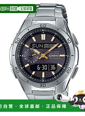 【日本直邮】卡西欧WAVE CEPTOR男士 电波表WVA-M650D-1A2JF银色