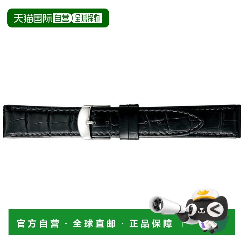 日本直邮BKME053AP BAMBI SCOTCHGARD 黑色压纹牛皮表带