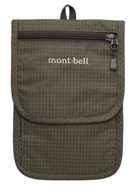 1h可退 日本直邮montbell 出国钱包护照旅行卡包便携挂包1123894