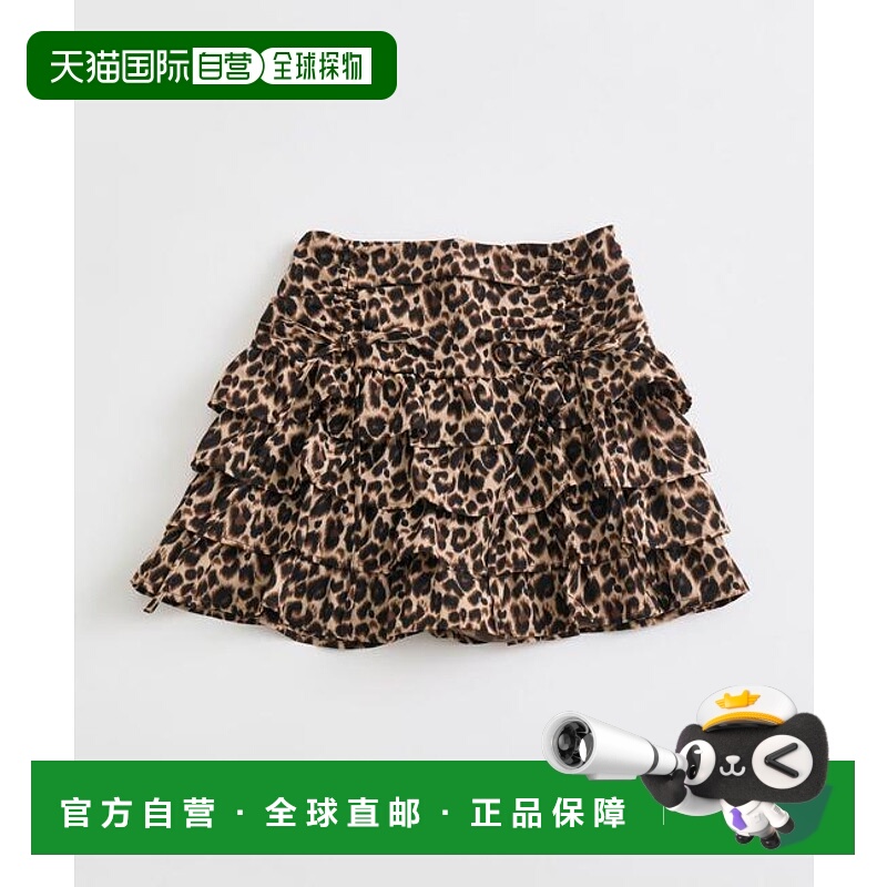 1h可退 日本直邮官方授权 OLIVE des OLIVE 收腰抽绳层叠半身裙