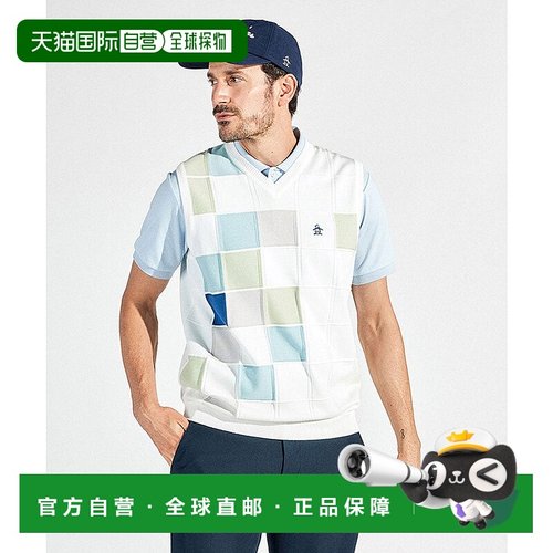 日本直邮Munsingwear 彩色拼接V领背心 [M01871EM012564]