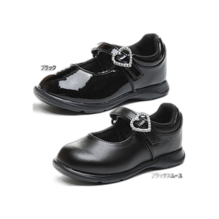 日本直邮moonstar公主鞋水晶鞋小女孩黑色演出单鞋脚背带玛丽珍鞋