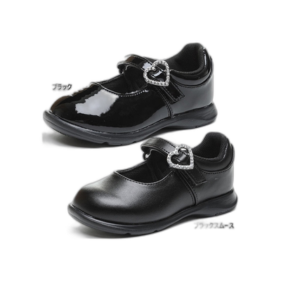 日本直邮moonstar公主鞋水晶鞋小女孩黑色演出单鞋脚背带玛丽珍鞋