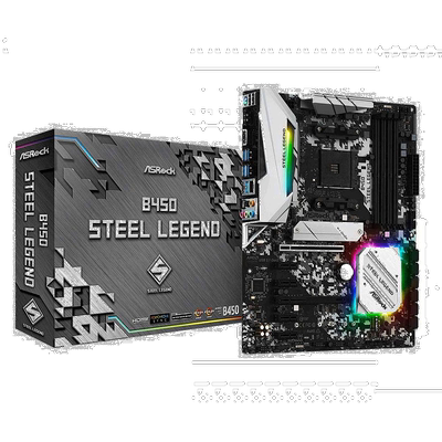 【日本直邮】华擎ASROCK AMD RyzenAM4 ATX Mother B450 Steel Le