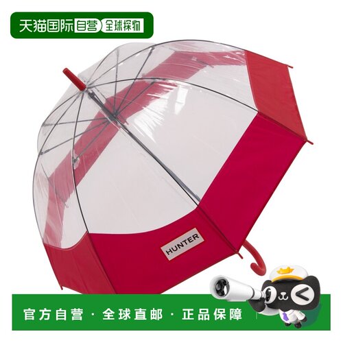 日本直邮HUNTER UAU7029UPM Hunter 透明胡子泡泡伞（军红色）