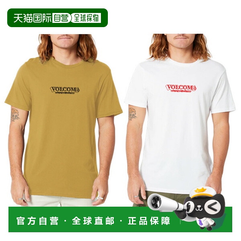 日本直邮VOLCOM LEVELER 短袖 TEE A5002062 Volcom 男士夏季冲浪