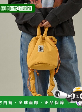 1h可退 日本直邮COBMASTER 男女同款 中棉填充 圆底抽绳单肩包 休