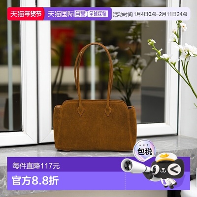 1h可退 日本直邮KBF 女士仿麂皮长肩带波士顿包 25AW秋季新款 KBA