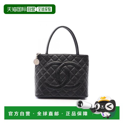 日本直邮日本中古vintage二奢Chanel香奈儿女包A级95新希尔顿托特