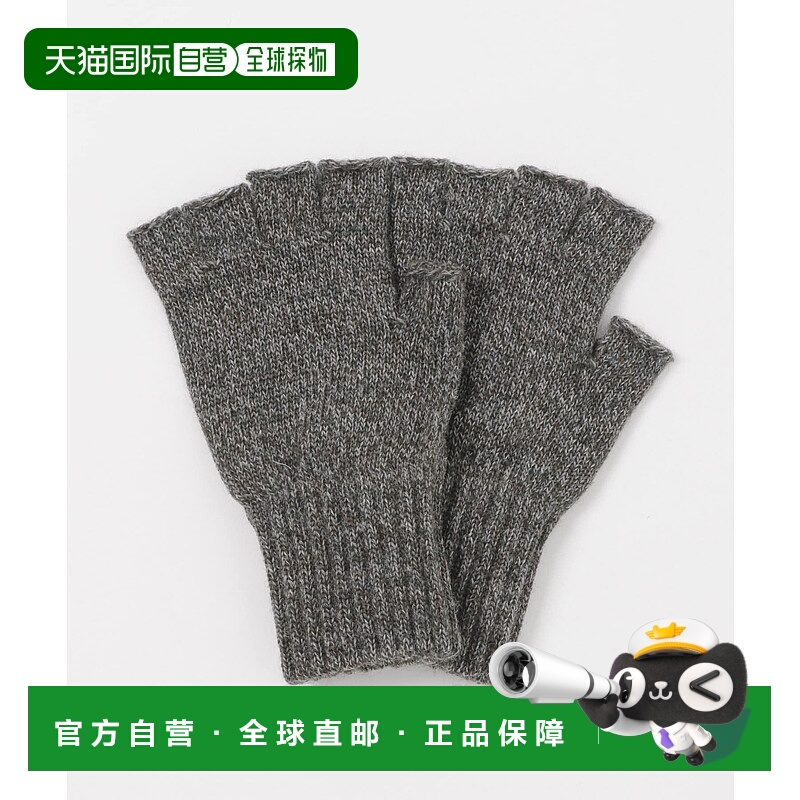 1h可退 日本直邮Barbour 男士 羊毛 露指手套 DM47MGL0005