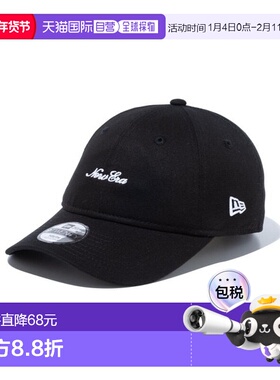 日本直邮New Era Youth 9TWENTY Script Logo 黑色白色可手洗儿童