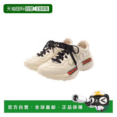 日本直邮中古Gucci古驰男B级9新sneakers运动鞋牛皮鞋浅褐色