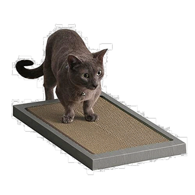 【日本直邮】Iris Ohyama 猫爪磨砂器 宽型 纸板 可双面使用 棕色