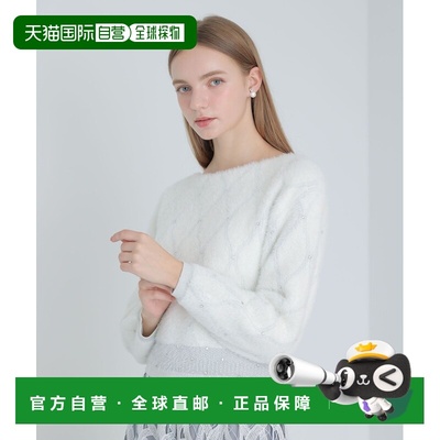 1h可退 日本直邮ANAYI 女装 轻盈针织套头衫 Jacquard设计