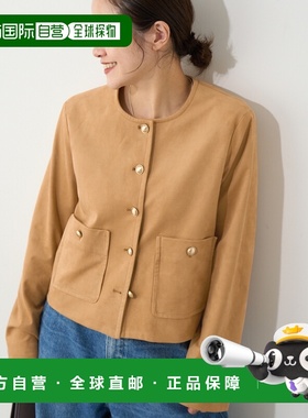 日本直邮JOURNAL STANDARD 女装 无领夹克 宽松半拉链设计 260104