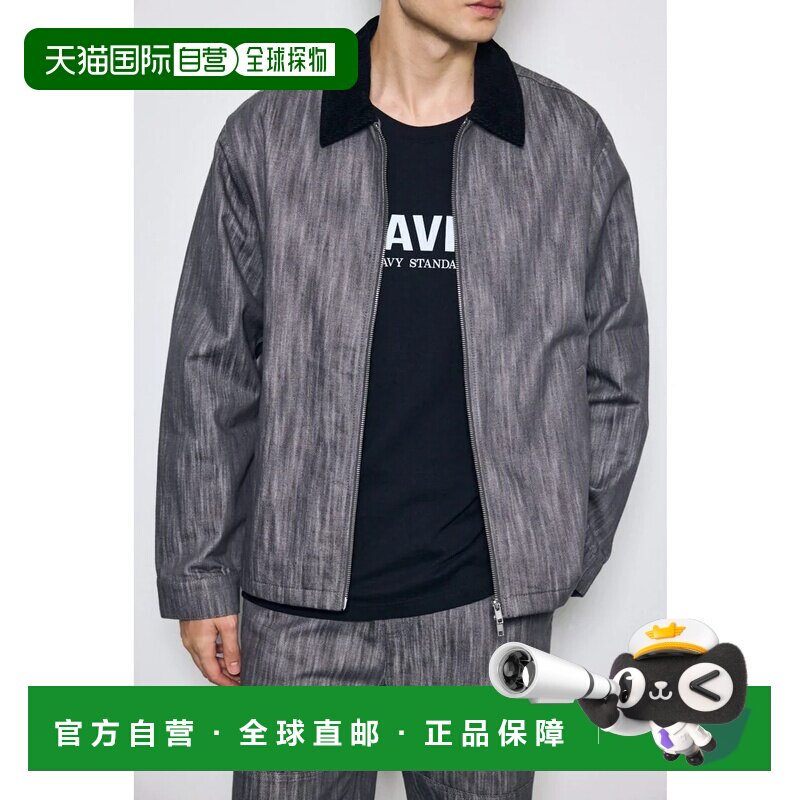 日本直邮MOUSSY 亮面牛仔夹克 灰色