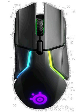 【日本直邮】SteelSeries赛睿62456游戏鼠标有线鼠标静音无声黑色