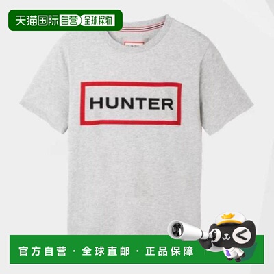 日本直邮Hunter Original Logo 女士短袖T恤 WRJ1075JAS-GMR