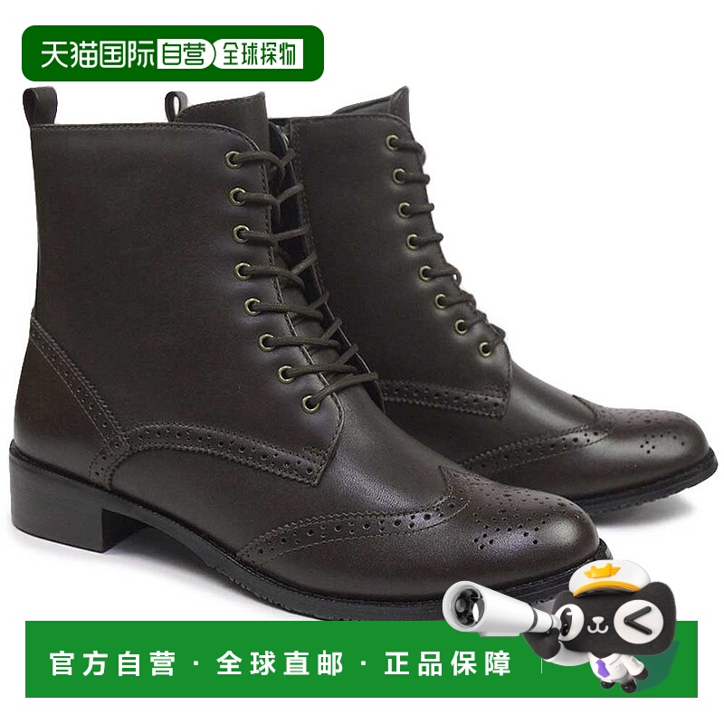 日本直邮R. by Regal 女士短靴 S16C 侧拉链真皮防滑 R. R.dot 20