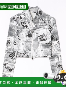 日本直邮DISPARK 女装 宽松印花短款上衣  DI25AU11L0002