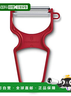 【日本直邮】Victorinox维氏 RAPID 削皮器 波刃 红色 剥皮瑞士制